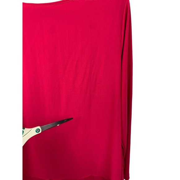 Susan Graver Womens Blouse Top Small Pink Long Sleeve Business Dressy Pleated - Picture 9 of 13